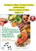Essentials of Nutrition and Diet Therapy 12th Edition Test Bank Study Guide 2026 Updated &vert; Questions & Answers