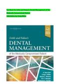 Dental Management of the Medically Compromised Patient Test Bank 10th Edition Study Guide 2026 Updated &vert; Little Questions & Answers