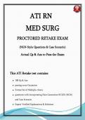 ATI RN Med Surg Retake v3 &ndash; Advanced NGN‑Style Scenarios & Rationales