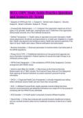 HCCA CHPC Study Guide Practice Questions and Answers &lpar;A&plus; Score&rpar;