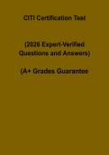 CITI Certification Test PDF &vert; Research Ethics Exam Prep & Practice