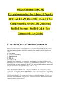 Wilkes University NSG 552 Psychopharmacology for Advanced Practice ACTUAL EXAM 2025&sol;2026 &vert; Exam 1 2 & 3 Comprehensive Review &vert; 250 Questions &vert; Verified Answers &vert; Verified Q&A &vert; Pass Guaranteed - A&plus; Graded