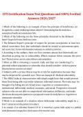 CITI Certification Exam 2026&sol;2027 &ndash; Test Questions and 100&percnt; Verified Answers