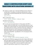 ADULT 2 CERTIFICATION SCRIPT 2026 QUESTIONS WITH SOLUTIONS GRADED A&plus;