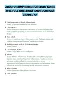 ADULT 2 COMPREHENSIVE STUDY GUIDE 2026 FULL QUESTIONS AND SOLUTIONS GRADED A&plus;