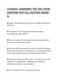CGS1060C ASSESSMENT TEST 2026 TESTED QUESTIONS WITH FULL SOLUTION GRADED A&plus;