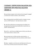 CGS1060C CERTIFICATION EVALUATION 2026 QUESTIONS WITH PRACTICE SOLUTION GRADED A&plus;