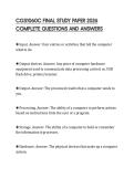 CGS1060C FINAL STUDY PAPER 2026 COMPLETE QUESTIONS AND ANSWERS
