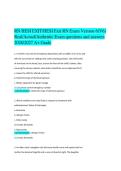 RN HESI Exit &sol; HESI Exit RN Exam Version 6 &lpar;V6&rpar; Questions and Answers 2026&sol;2027 A&plus; Grade &ndash; Practice Questions with Answers