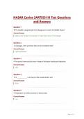 NASAR Canine SARTECH III Test Questions and Answers