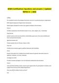 AEMA Certification&vert; Questions and answers &vert; Updated RATED A&plus; &vert; 2026
