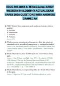 EDUC 703 QUIZ 1&colon; TERMS & EARLY WESTERN PHILOSOPHY ACTUAL EXAM PAPER 2026 QUESTIONS WITH ANSWERS GRADED A&plus;