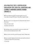 ATLS PRACTICE TEST 2 CERTIFICATION EVALUATION TEST 2026 FULL QUESTIONS AND CORRECT ANSWERS ALREADY PASSED GRADED A&plus;