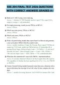EEE 304 FINAL TEST 2026 QUESTIONS WITH CORRECT ANSWERS GRADED A&plus;