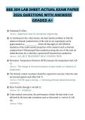 EEE 304 LAB SHEET ACTUAL EXAM PAPER 2026 QUESTIONS WITH ANSWERS GRADED A&plus;