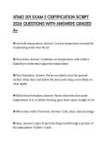 ATMO 201 EXAM 2 CERTIFICATION SCRIPT 2026 QUESTIONS WITH ANSWERS GRADED A&plus;
