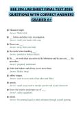 EEE 304 LAB SHEET FINAL TEST 2026 QUESTIONS WITH CORRECT ANSWERS GRADED A&plus;