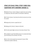ATMO 201 EXAM 2 FINAL STUDY GUIDE 2026 QUESTIONS WITH ANSWERS GRADED A&plus;