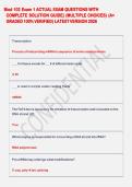 Biod 102 Exam 1 ACTUAL EXAM QUESTIONS WITH  COMPLETE SOLUTION GUIDE&rpar; &lpar;MULTIPLE CHOICES&rpar; &lpar;A&plus;  GRADED 100&percnt; VERIFIED&rpar; LATEST VERSION 2026