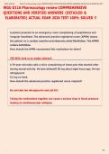 WGU D116 Pharmacology  