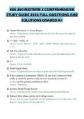 EEE 360 MIDTERM 2 COMPREHENSIVE STUDY GUIDE 2026 FULL QUESTIONS AND SOLUTIONS GRADED A&plus;