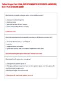 Tattoo Oregon Test EXAM&comma; 