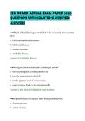 EEG BOARD ACTUAL EXAM PAPER 2026 QUESTIONS WITH SOLUTIONS VERIFIED ANSWERS