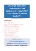 EVEXAM24 - Competitive Landscape SSEVCLWB Comprehensive Study Guide &plus; Exam Questions & Solutions Graded A&plus;