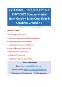 EVEXAM25T EV Expert Exam Comprehensive Study Guide &plus; Exam Questions & Solutions Graded A&plus; Package Deal
