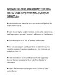 BAYCARE EKG TEST ASSESSMENT TEST 2026 TESTED QUESTIONS WITH FULL SOLUTION GRADED A&plus;