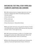 BAYCARE EKG TEST FINAL STUDY PAPER 2026 COMPLETE QUESTIONS AND ANSWERS