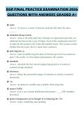 EGR FINAL PRACTICE EXAMINATION 2026 QUESTIONS WITH ANSWERS GRADED A&plus;