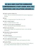 EK WAS HIER CHAPTER SUMMARIES COMPREHENSIVE STUDY GUIDE 2026 FULL QUESTIONS AND SOLUTIONS GRADED A&plus;