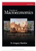 Principles of Macroeconomics Test Bank 7th Edition Study Guide 2026 Updated &vert; Gregory Mankiw Questions & Answers