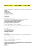 Nurs-1512 Exam 1 &vert; Updated RATED A&plus; &vert; NEW 2026 