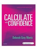 Calculate with Confidence Test Bank Study Guide 2026 Updated &vert; Gray & Morris Questions & Answers