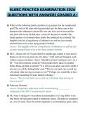 ELNEC PRACTICE EXAMINATION 2026 QUESTIONS WITH ANSWERS GRADED A&plus;