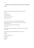 NUR 401 Final Exam 2026 Edition Actual Questions And Correct Detailed  Answers