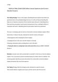 NUR114 Final Exam 2026 Edition Actual Questions And Correct Detailed Answers