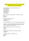 ARSOF CCC Entrance Exam with all Correct & 100&percnt; Verified Answers &vert;Already Graded A&plus;