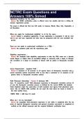 NCTRC Exam Questions and Answers 100&percnt; Solved