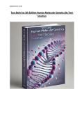 Test Bank for Human Molecular Genetics 5th Edition by Tom Strachan&vert;&vert;ISBN&colon;9780815345893