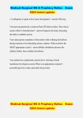 Medical-Surgical RN A Prophecy Relias Exam with questions and answers latest update 2026 