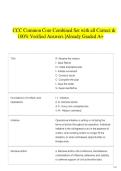 CCC Common Core Combined Set with all Correct & 100&percnt; Verified Answers &vert;Already Graded A&plus;