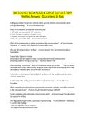 CCC Common Core Module 1 with all Correct & 100&percnt; Verified Answers &vert;Guaranteed to Pass