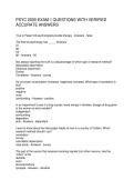PSYC 2000 EXAM 1 QUESTIONS WITH VERIFIED ACCURATE ANSWERS