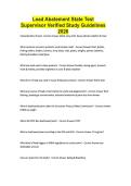 Lead Abatement State Test Supervisor Verified Study Guidelines 2026