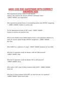 4A0X1 CDC EOC QUESTIONS WITH CORRECT ANSWERS 2026