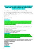 PATHOPHYSIOLOGY MIDTERM JERSEY COLLEGE 2026&sol;2027 &vert; Study Guide and Exam Questions with Verified Answers &vert; Pass Guaranteed - A&plus; Graded