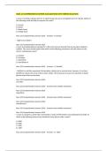 NURS 225 COMPREHENSIVE SUMMER 2026 QUESTIONS WITH VERIFIED SOLUTIONS 